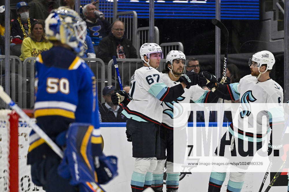 NHL, Eishockey Herren, USA Seattle Kraken at St. Louis Blues Feb 28 ...