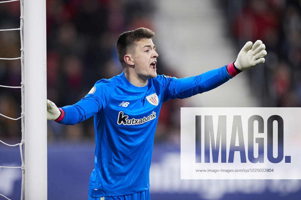 Ca Osasuna Vs Athletic Club Copa Del Rey Julen Agirrezabala Of Athletic Club Reacts During The