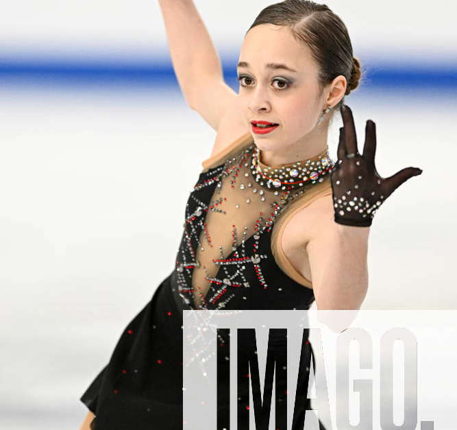 Inga gurgenidze geo during junior women short program at the isu
