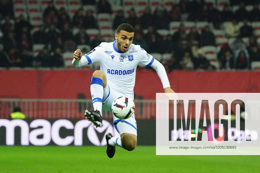 Akim Zedadka Aj Auxerre Football Ogc Nice Vs Aj Auxerre Ligue