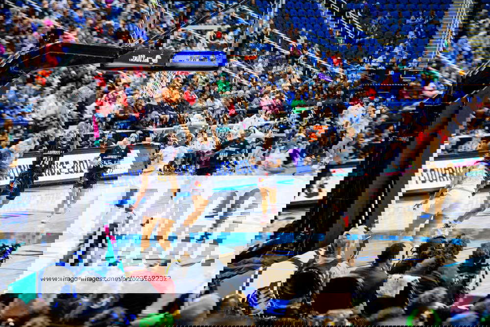 March 4, 2023 during the semifinals of the Women s ACC Tournament at