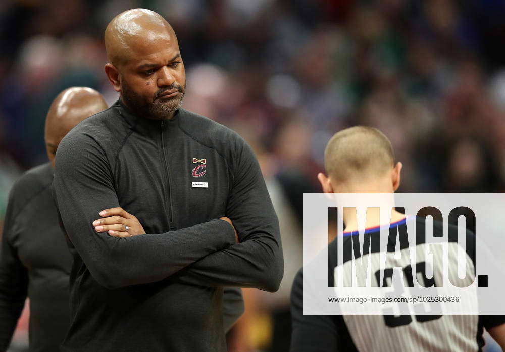 Cleveland Cavaliers Head Coach J.B. Bickerstaff Talks To Official Tyler ...