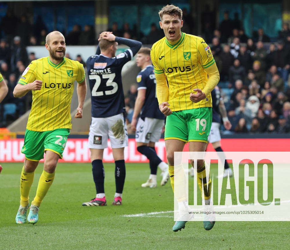 Millwall V Norwich City - Sky Bet Championship Norwich City S Jacob ...