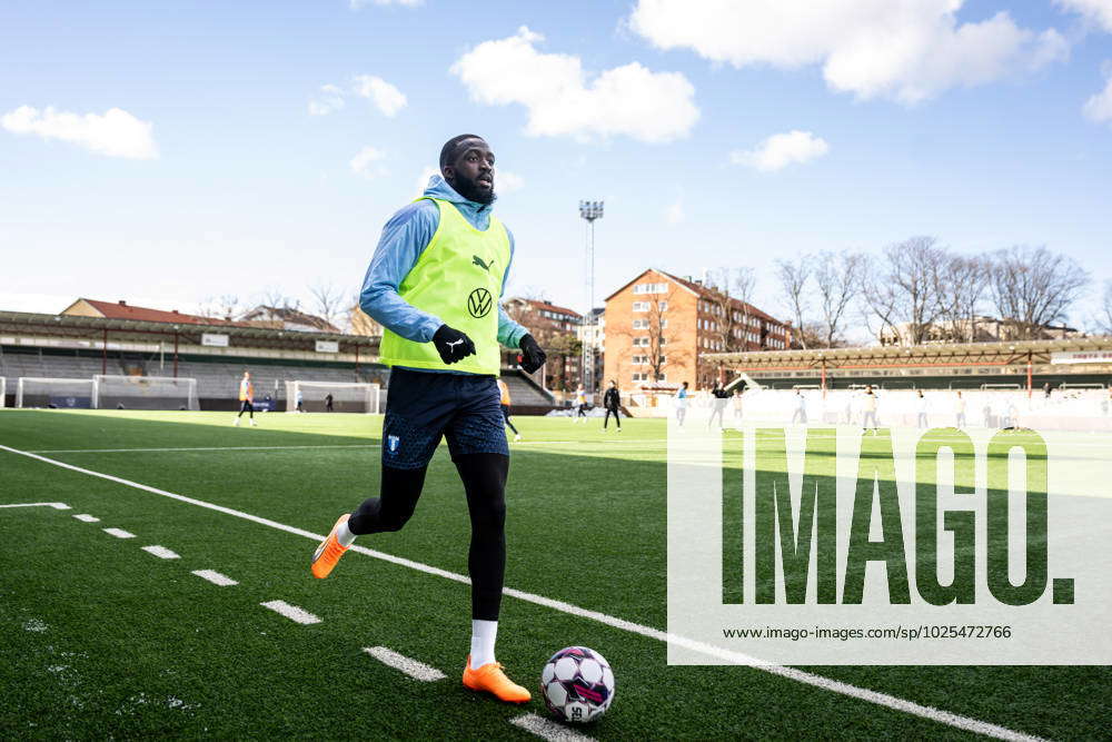 230309 Mahame Siby during a training session with Malmö FF on