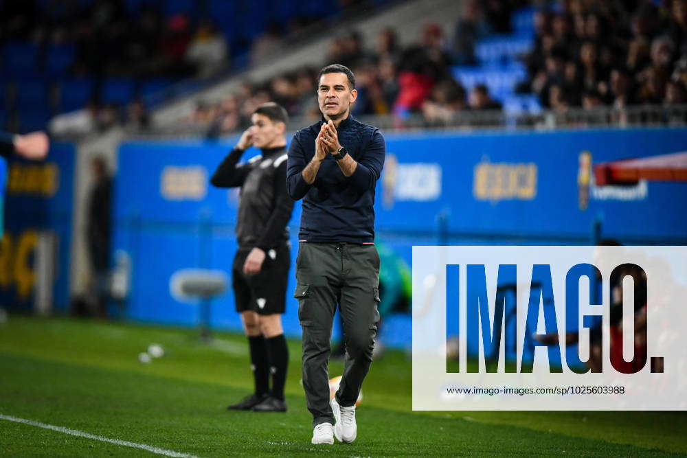 Head Coach Rafa Marquez Barca Atletic During A PRIMERA FEDERACION RFEF ...