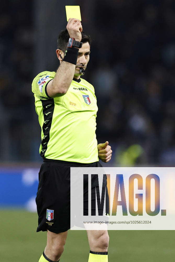 March Bologna Italy Referee Fabio Maresca During The Italian Serie A Soccer Match