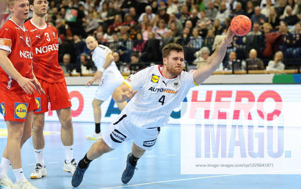 Germany Denmark, EHF Euro Cup Johannes Golla Germany, 4 has broken away ...