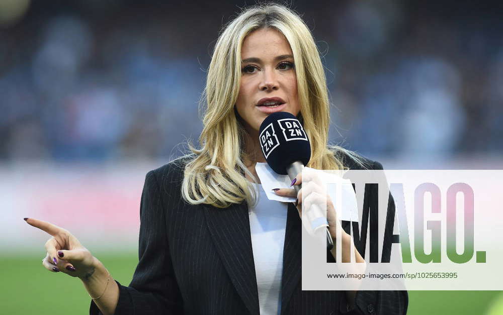 Diletta Leotta DAZN presenter during the Serie A match between SSC ...