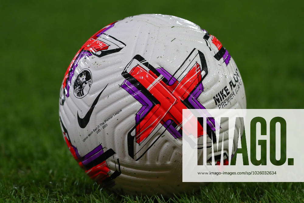 Premier League Nottingham Forest v Newcastle United The match ball is ...