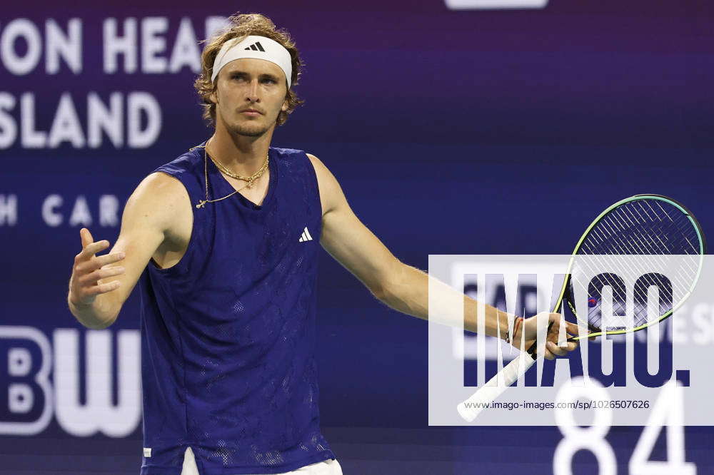 Tennis Miami Open Mar 24, 2023; Miami, Florida, US; Alexander Zverev