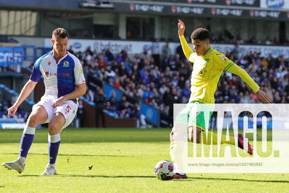 Blackburn Rovers v Norwich City Sky Bet Championship Gabriel Sara of ...