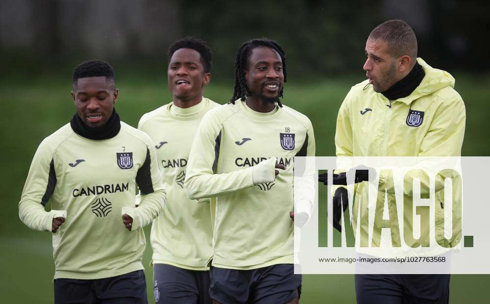 Anderlecht's Islam Slimani pictured during a soccer match between