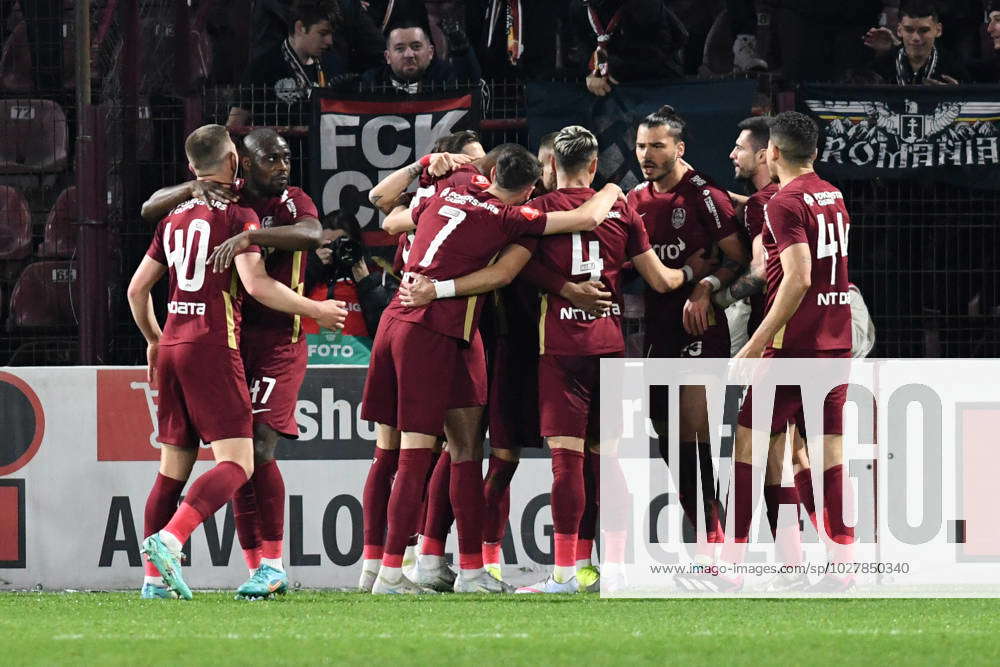 CFR Cluj v FCSB - Superliga Players of CFR Cluj celebrating during ...