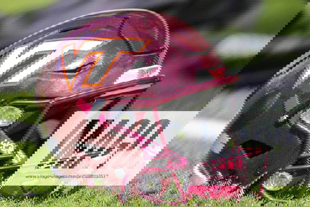 April 15, 2023 Virginia Tech Hokies helmet during the Virginia Tech