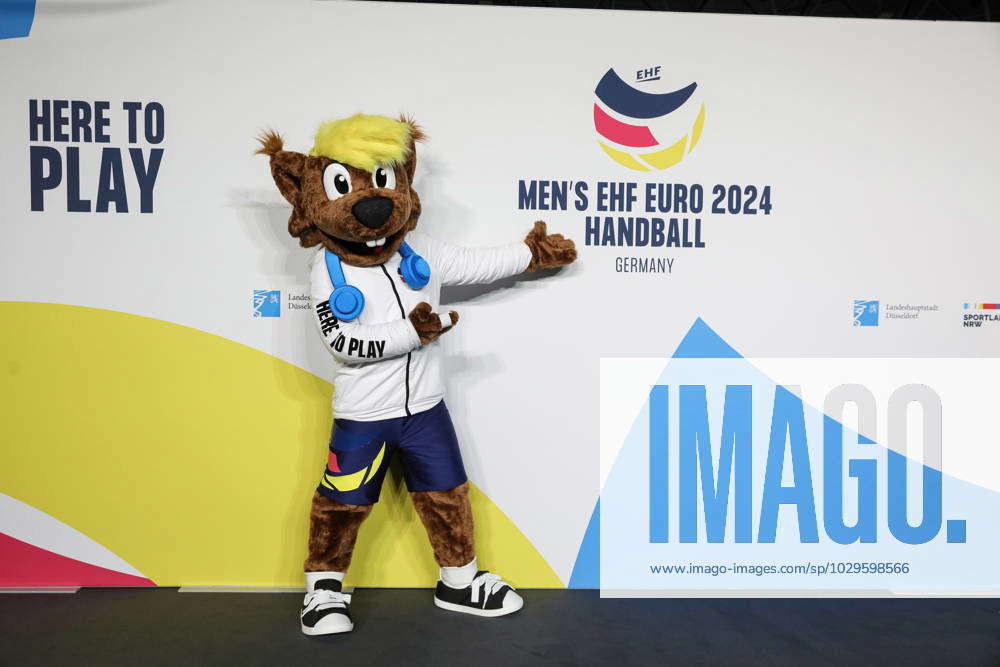 EHF EURO 2024 Draw for preliminary round group, 10 05 2023 The mascot ...