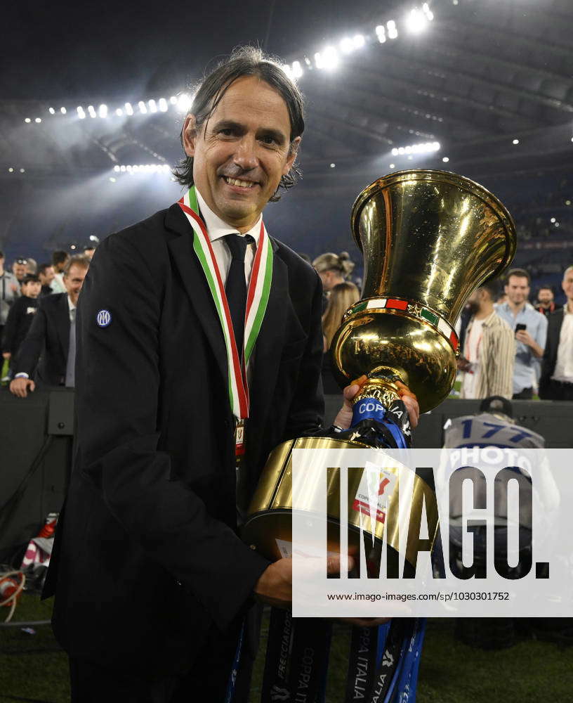 230525) -- ROME, May 25, 2023 -- FC Inter s head coach Simone