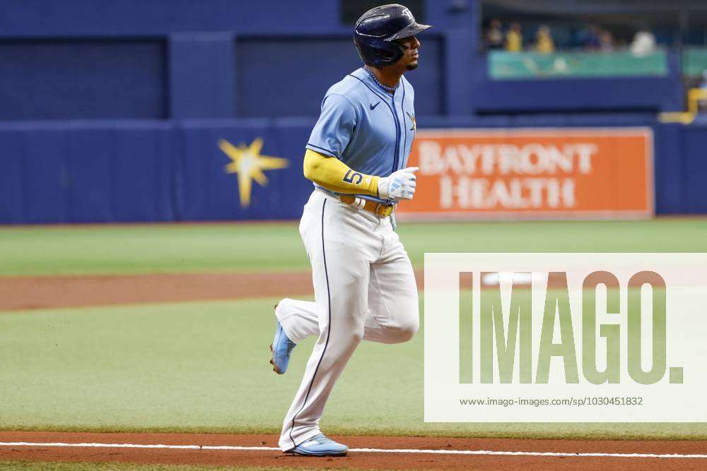 St. Petersburg, FL. USA; Tampa Bay Rays shortstop Wander Franco (5