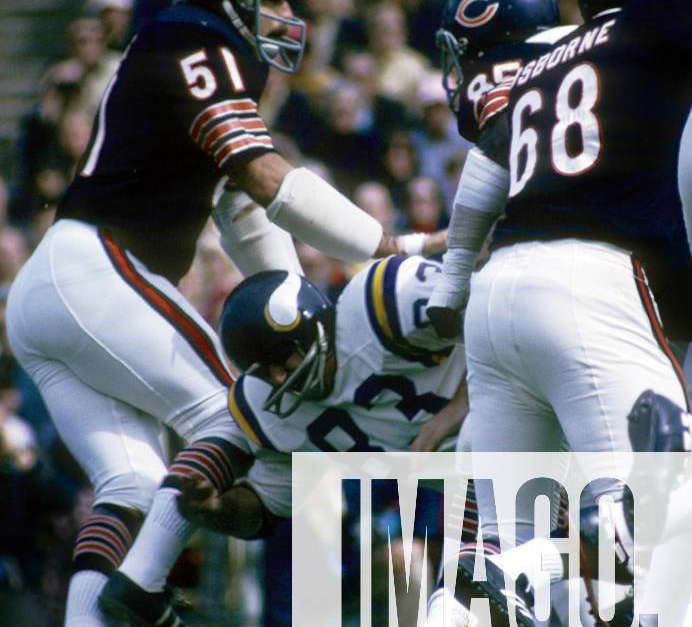 1973 Chicago Bears vs. Minnesota Vikings 8x10 Original Press WirePhoto