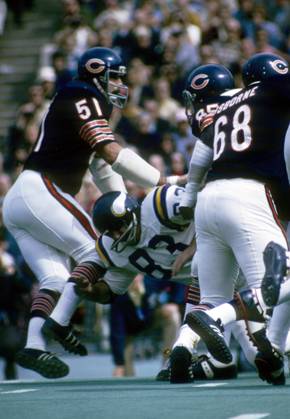 1973 Chicago Bears vs. Minnesota Vikings 8x10 Original Press WirePhoto