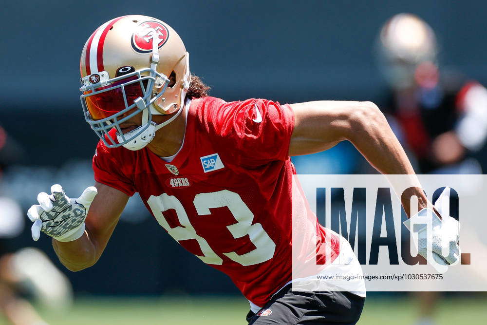 SANTA CLARA, CA - MAY 31: San Francisco 49ers wide receiver Willie Snead IV  (83) takes part