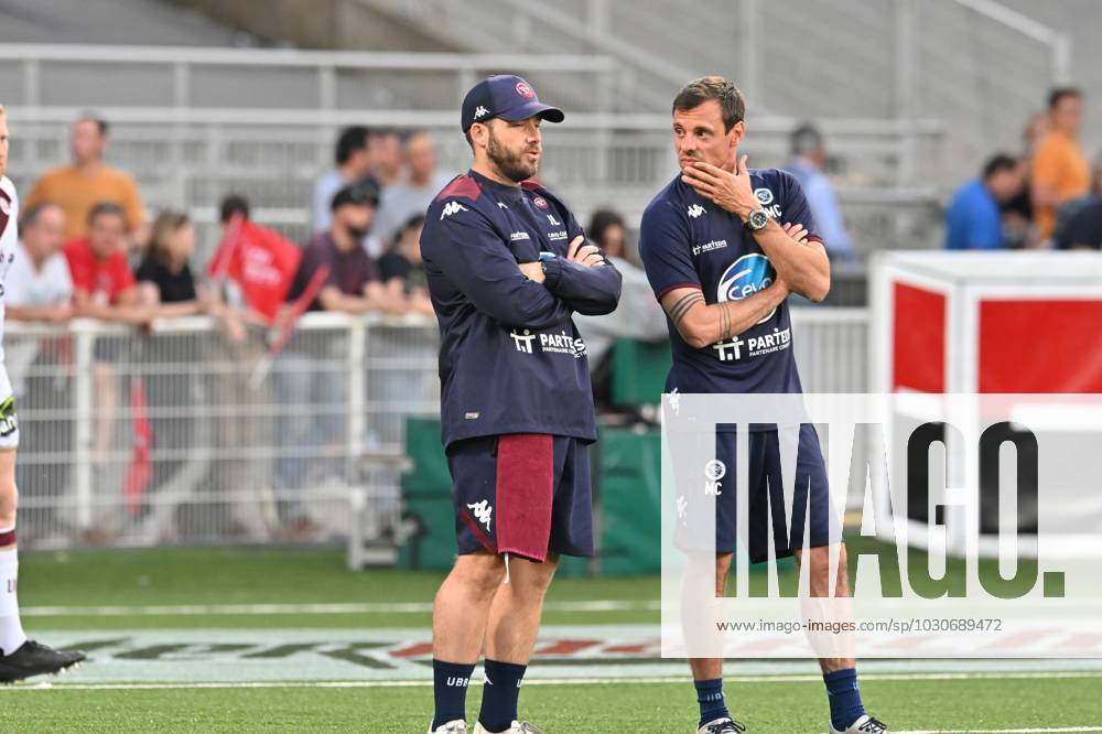 Julien Laire avec Michele Colosio bordeaux RUGBY Lyon Lou