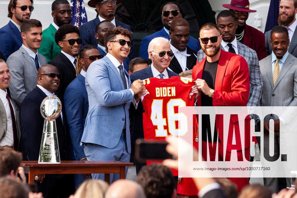 During Super Bowl winners' White House visit, Kansas City Chiefs