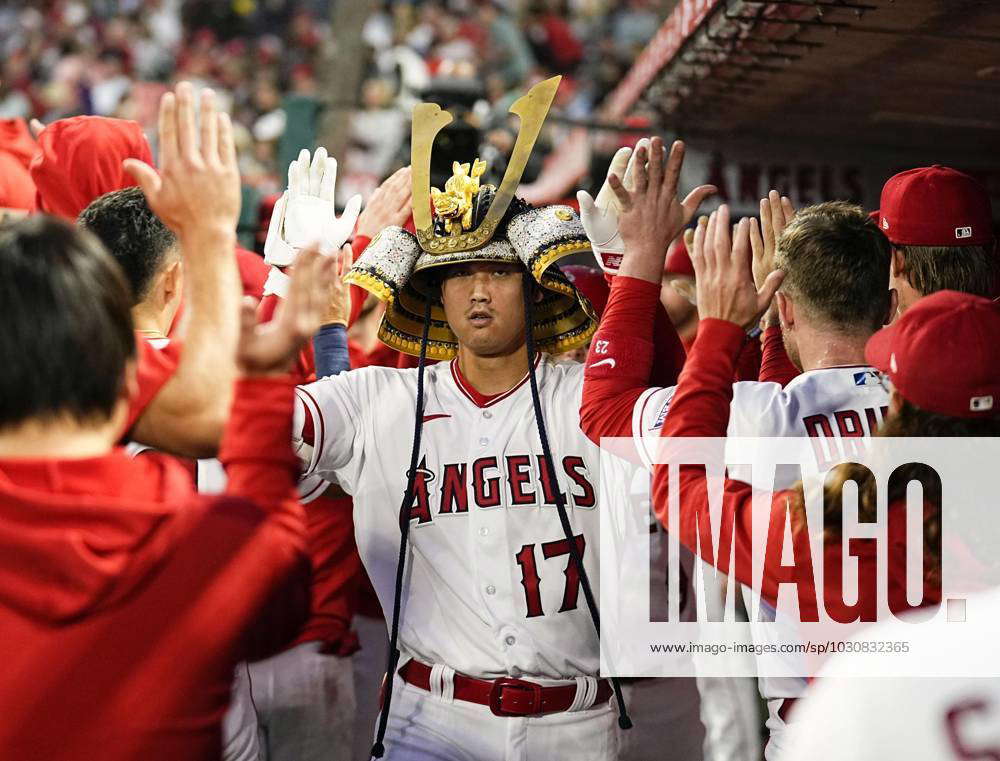 The home run samurai helmet is - Los Angeles Angels