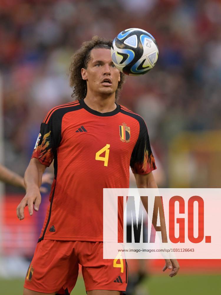 Brussels Wout Faes Of Belgium During The Uefa Euro Em