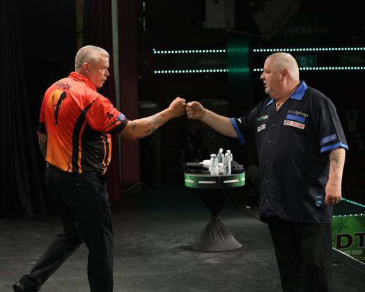 Darts World Senior Darts Colin McGarry in action during the 2024 World ...