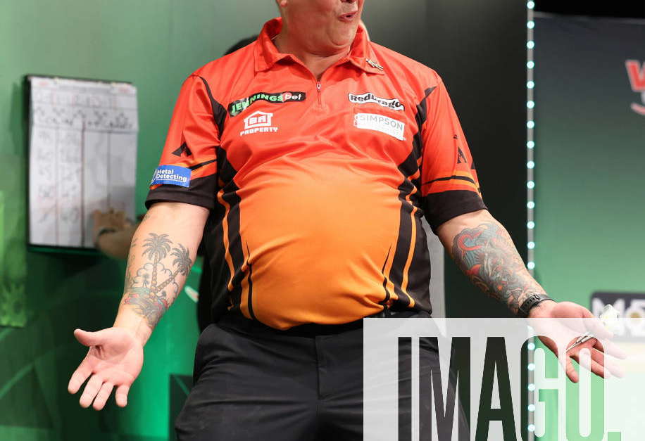 Darts World Senior Darts Colin McGarry during the World Senior Darts at