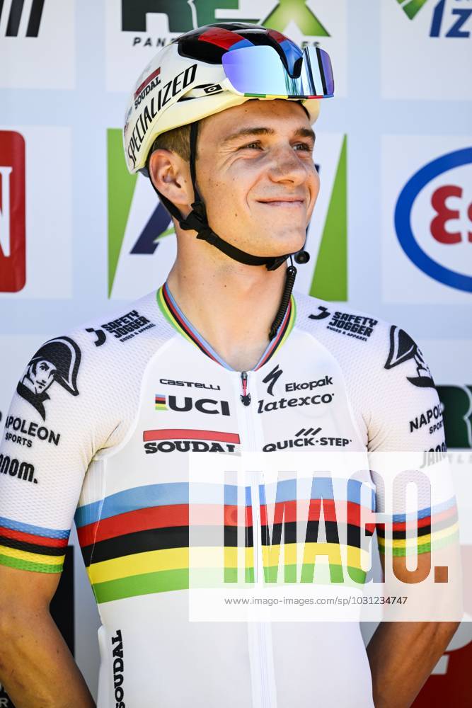 Belgian World Champion Remco Evenepoel of Soudal Quick-Step pictured at ...