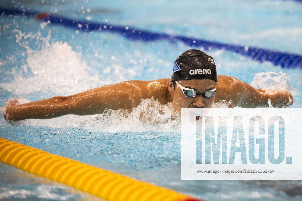 230630 Eddie Peng during the mens B final in the 200m butterfly