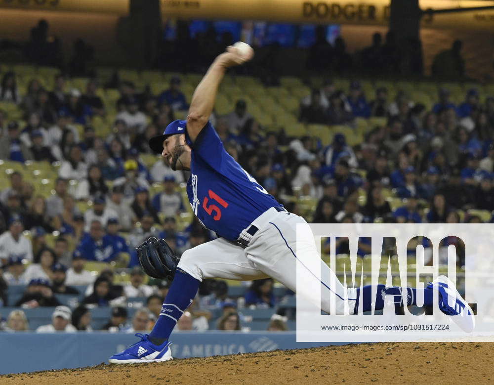 Los Angeles Dodgers Relief Pitcher Alex Vesia Winds Up To Deliver ...