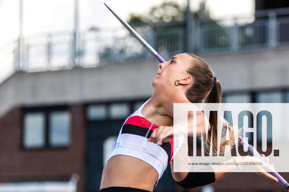 230708 Beatrice Lantz H sselby SK competes in the womens javelin