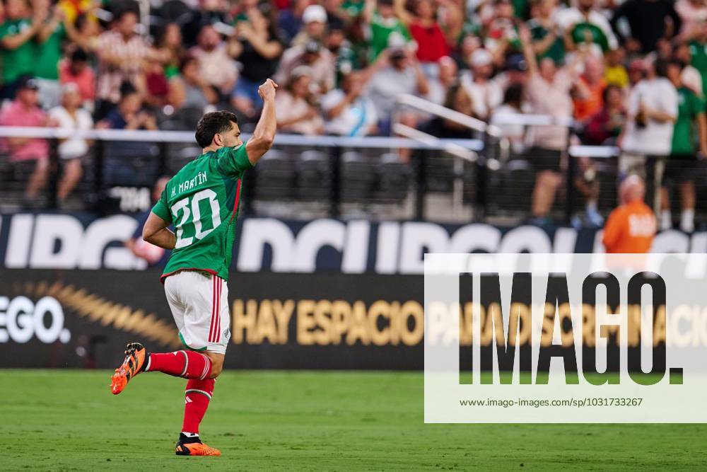 2023 CONCACAF Gold Cup Jamaica vs Mexico Henry Martin celebrates his