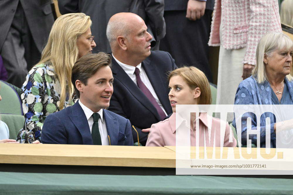 Tennis : Wimbledon 2023 - Angleterre - Royal Box : Princess Beatrice ...