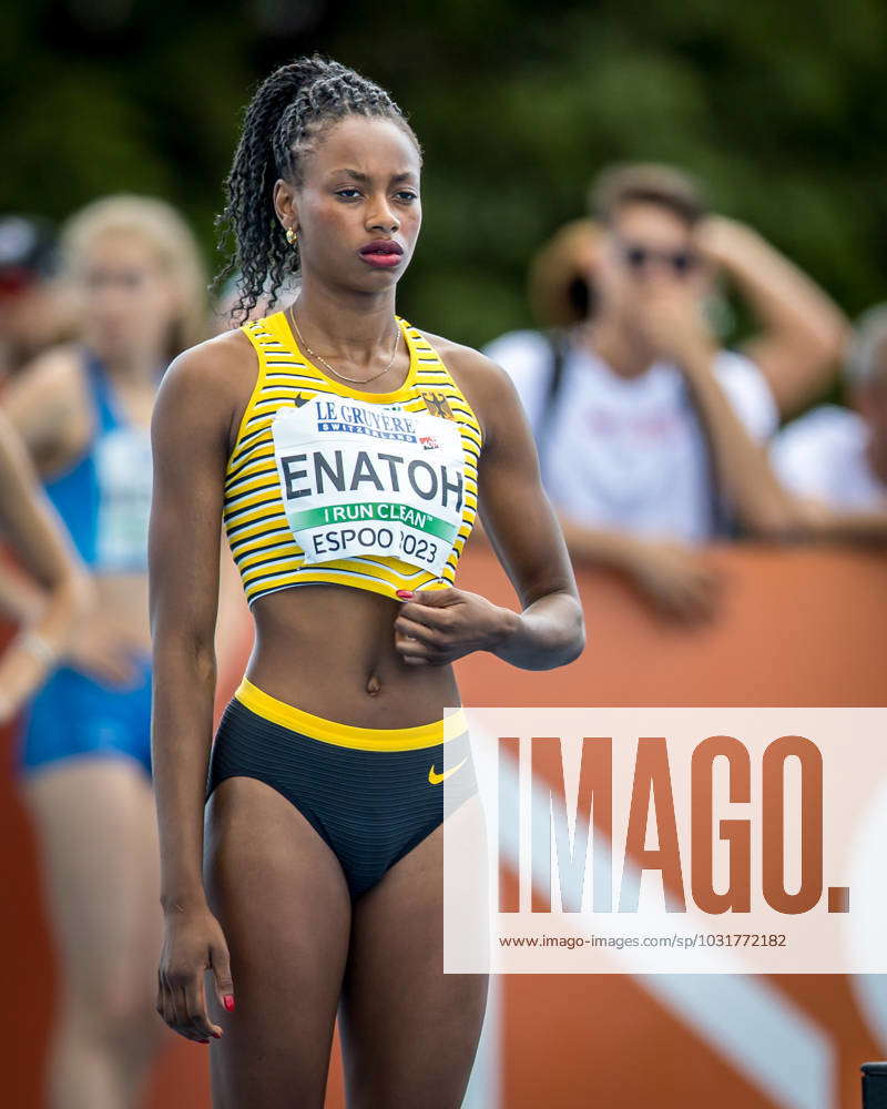 European U23 Athletics Championships , Espoo, Finland 14 07 2023 Blessing  ENATOH of Germany