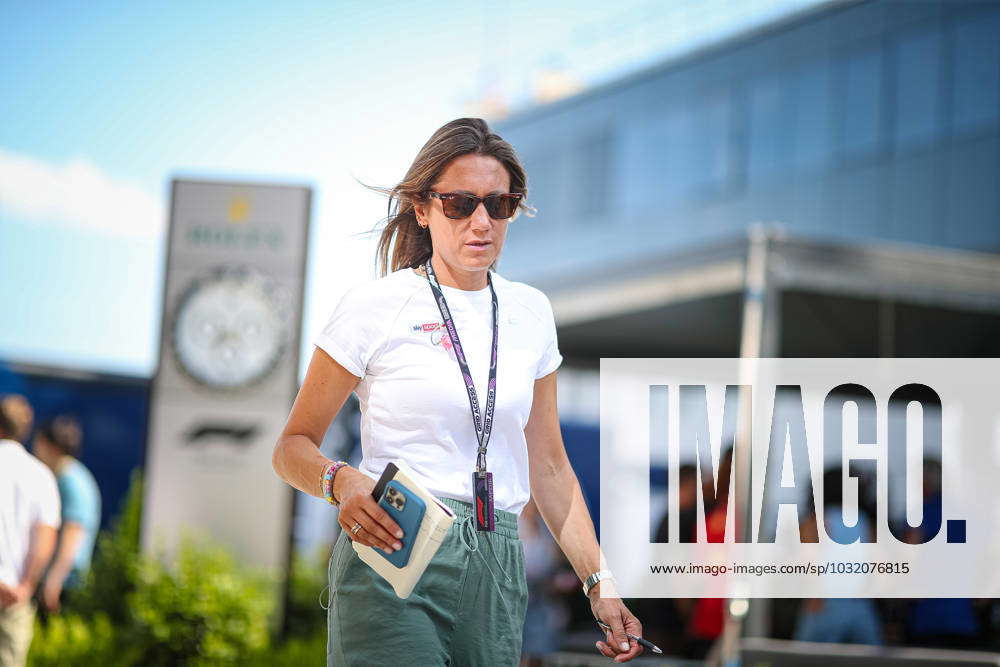 Mara Sangiorgio, SKY Italia Journalist During The Hungarian GP ...