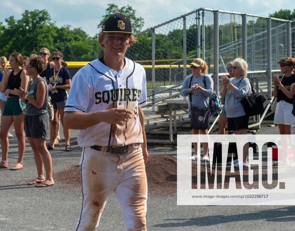 Syndication York Daily Record Catcher Brodie Collins walks toward