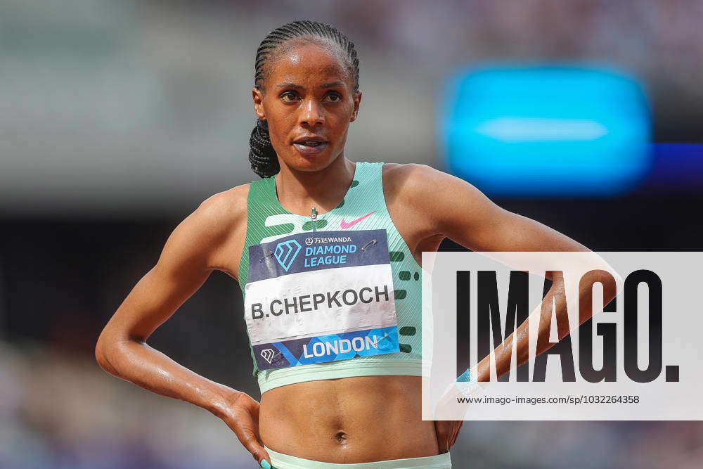 Athletics Diamond League Beatrice CHEPKOECH of Kenya celebrates