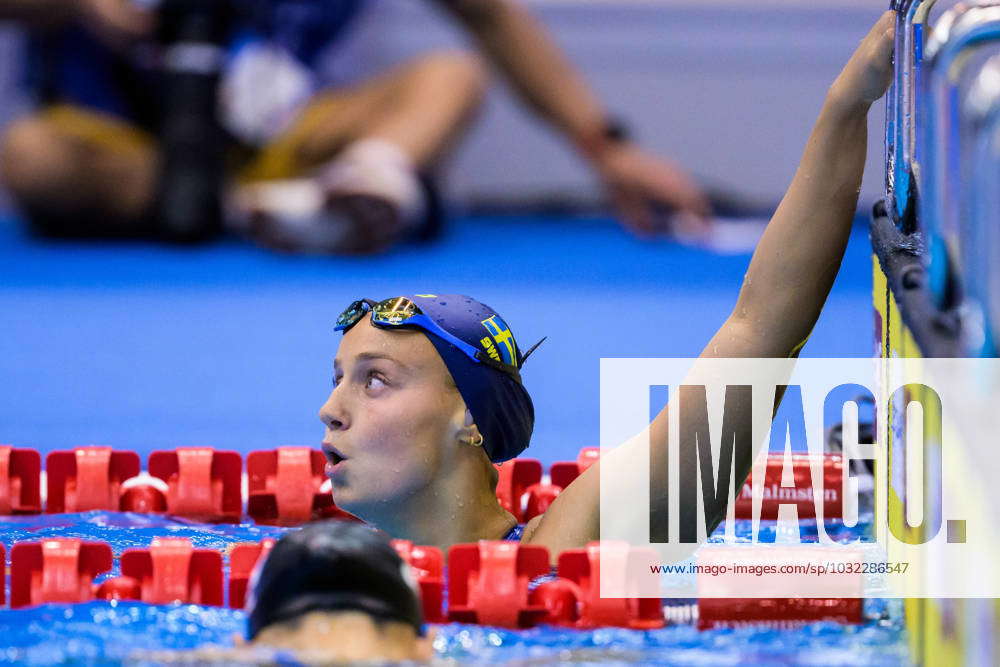 230724 Hanna Rosvall Of Sweden Reacts After Competing In Womens 100 ...