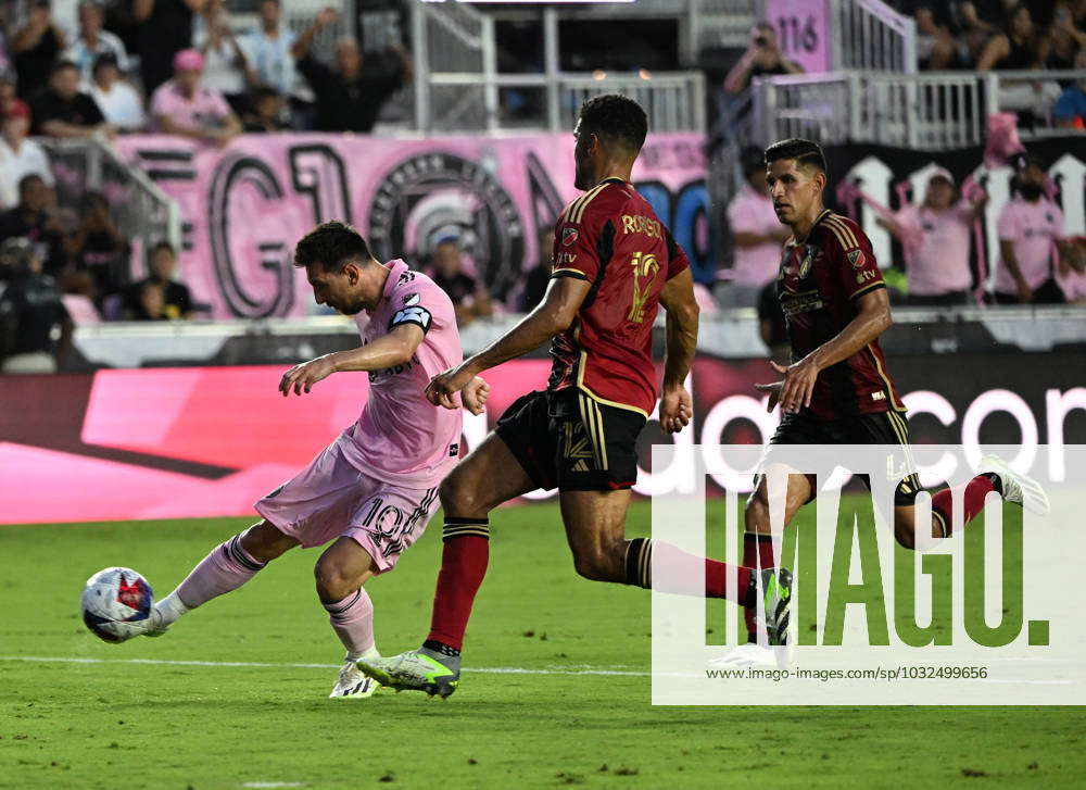 Lionel Messi of Inter Miami CF plays during the League s Cup match