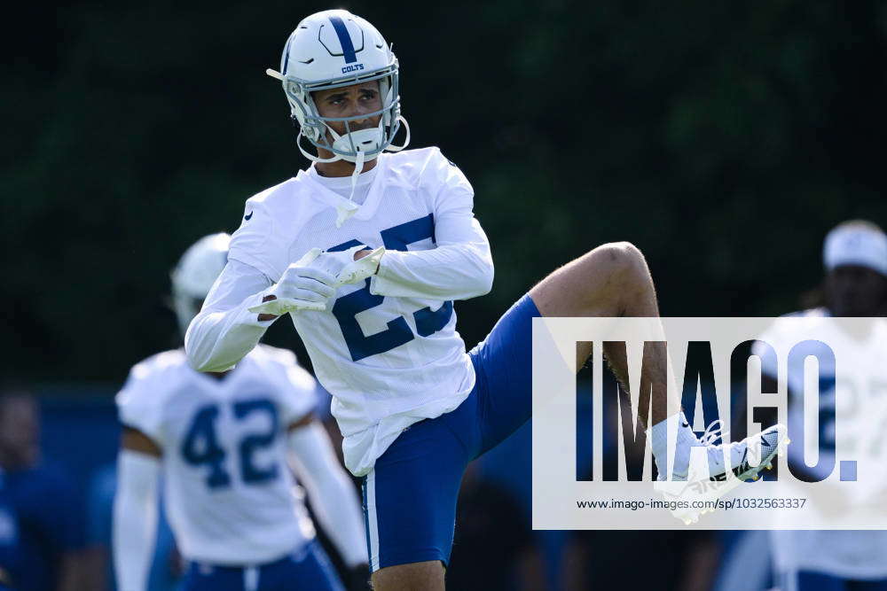 Indianapolis Colts safety Rodney Thomas II (25) in action against the Philadelphia  Eagles during an NFL pre-season football game, Thursday, Aug. 24, 2023, in  Philadelphia. (AP Photo/Rich Schultz Stock Photo - Alamy