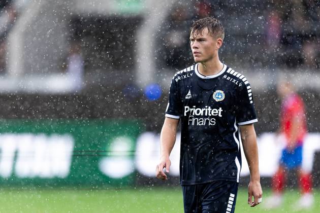 Utsiktens Albin Skoglund during the Superettan football match between ...