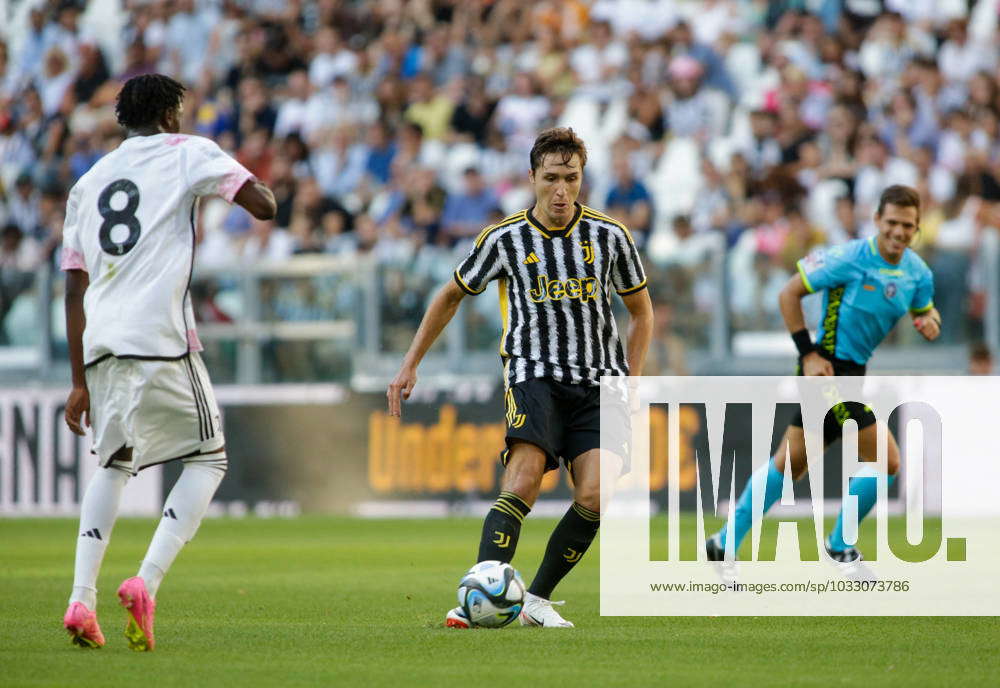 friendly football match - Juventus FC vs Juventus U23 Next Gen Federico  Chiesa of Juventus and Giova