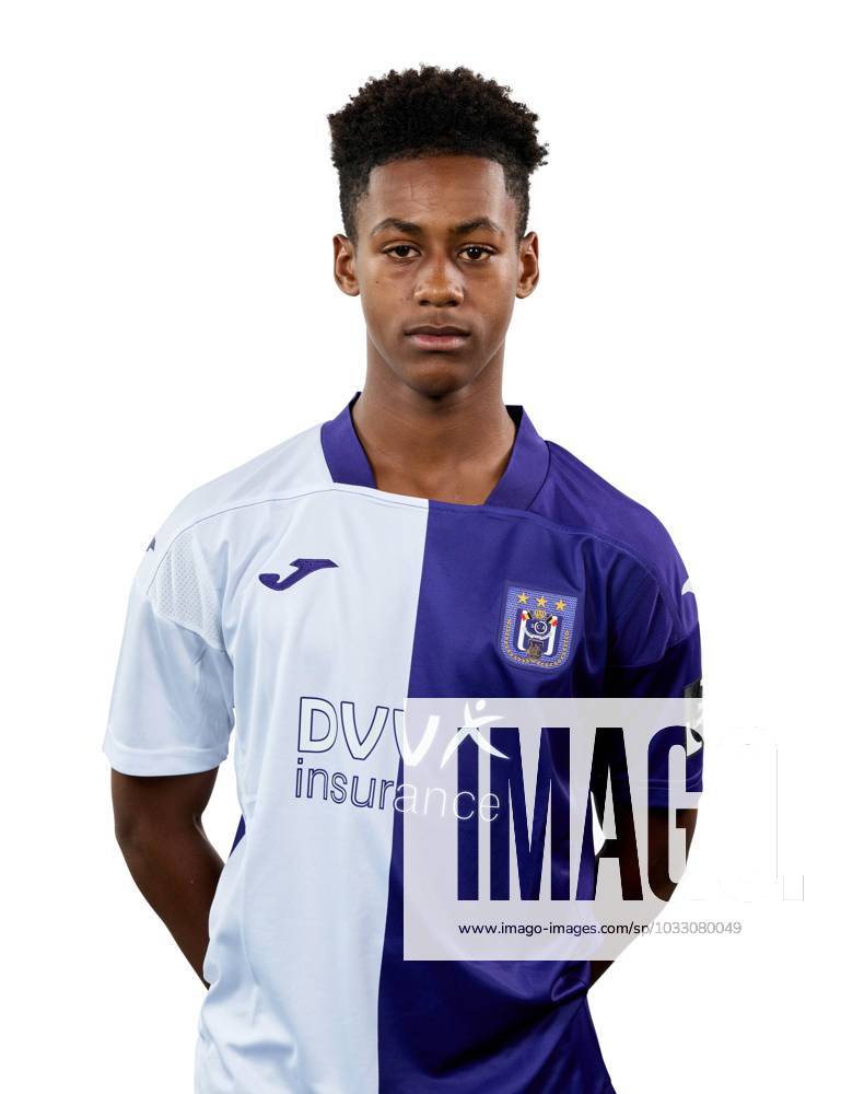 Ilay Camara (57) of RSC Anderlecht pictured during a soccer game between  KMSK Deinze and RSC Anderlecht Futures youth team during the 22 nd matchday  in the Challenger Pro League for the