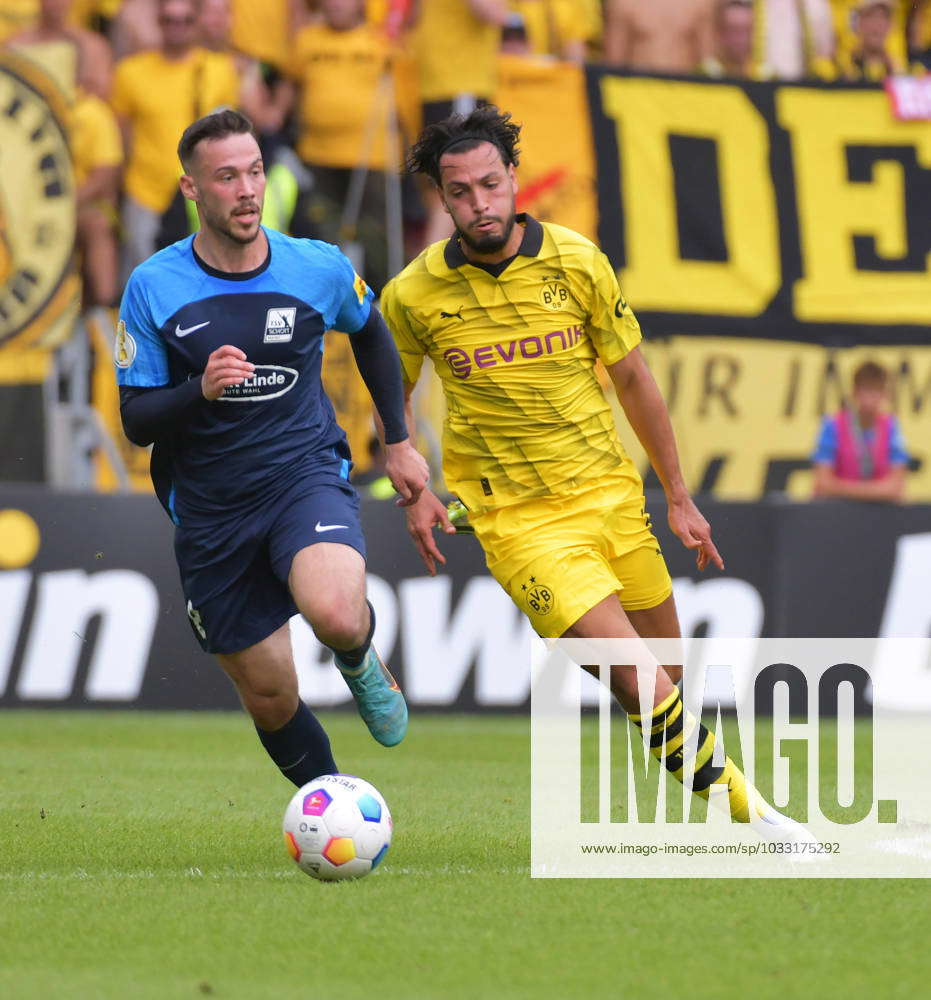 12 08 2023, Xblx, Football DFB Pokal 1 Round, TSV Schott Mainz Borussia ...