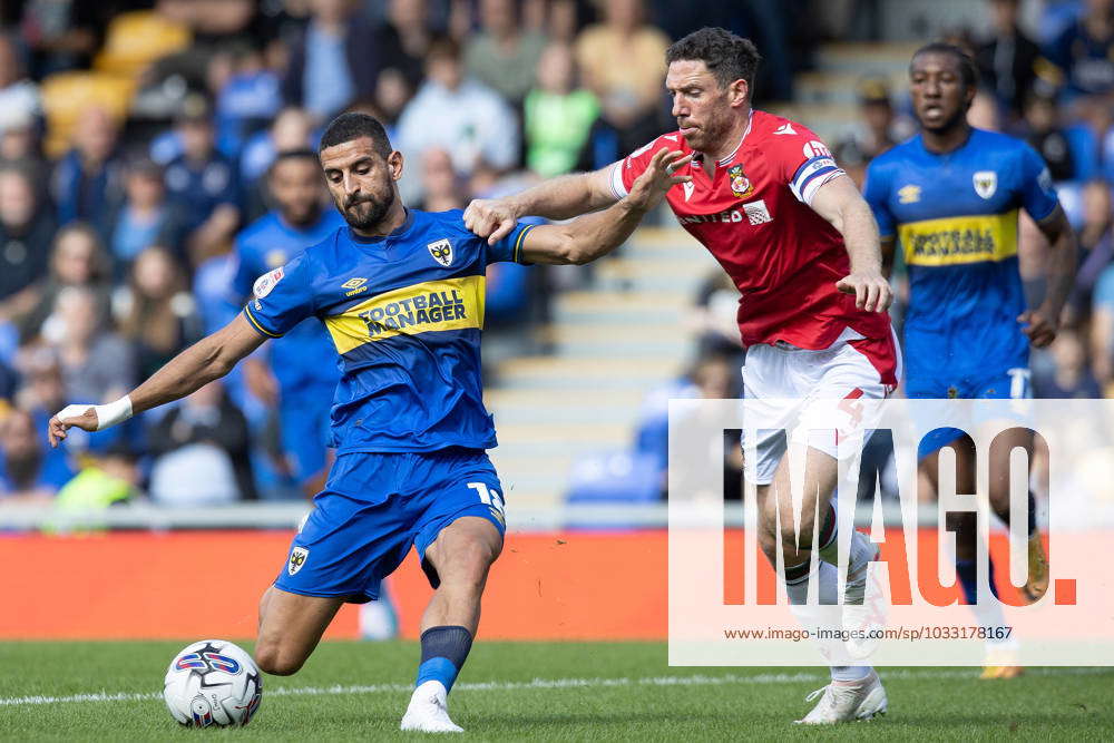 AFC Wimbledon V Wrexham FC EFL Sky Bet League 2 12 08 2023. AFC ...