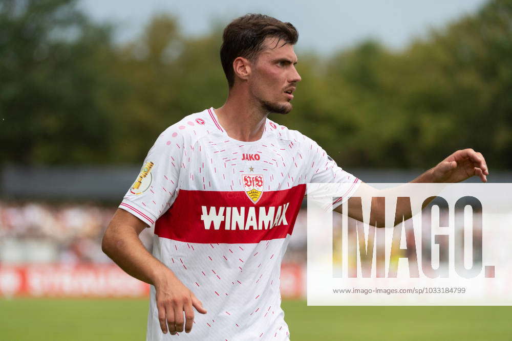 Pascal Stenzel VfB Stuttgart, 15 TSG Balingen Vs VfB Stuttgart ...