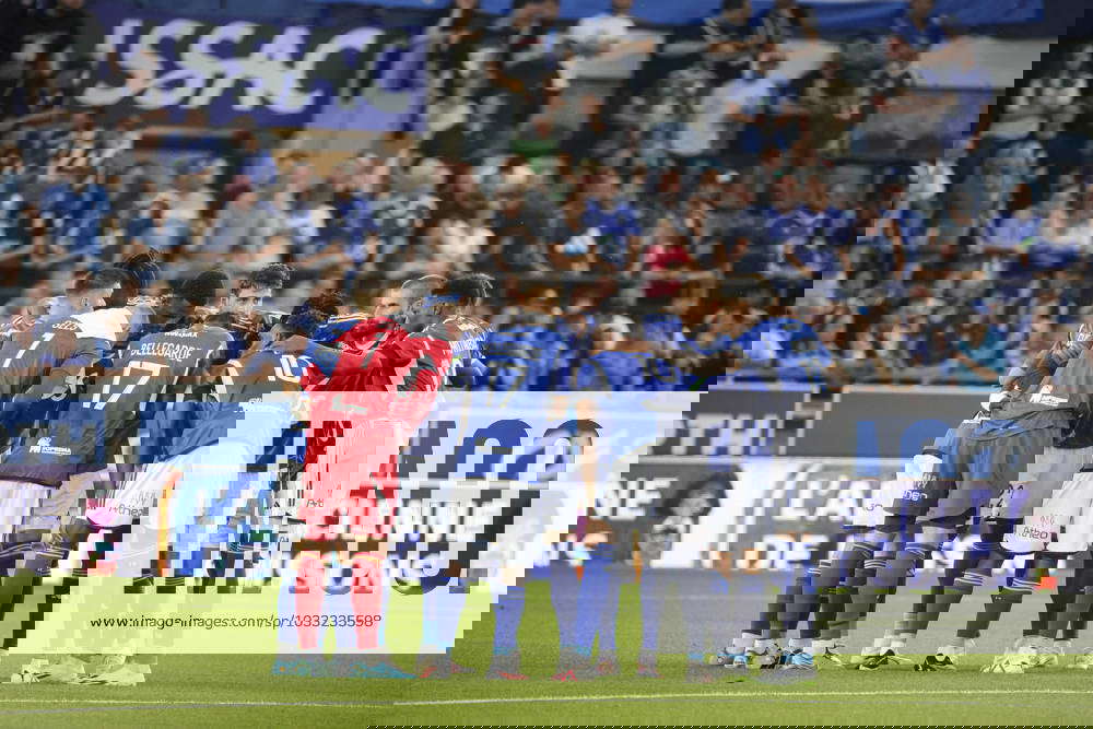 Racing Strasbourg team FOOTBALL RC Strasbourg Alsace vs Olympique Lyonnais Ligue Racing Strasbourg team FOOTBALL RC Strasbourg Alsace vs Olympique Lyonnais Ligue